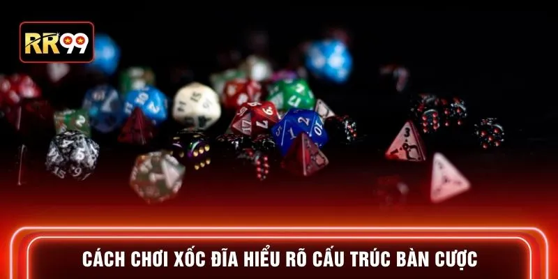 Cách chơi xốc đĩa hiểu rõ cấu trúc bàn cược